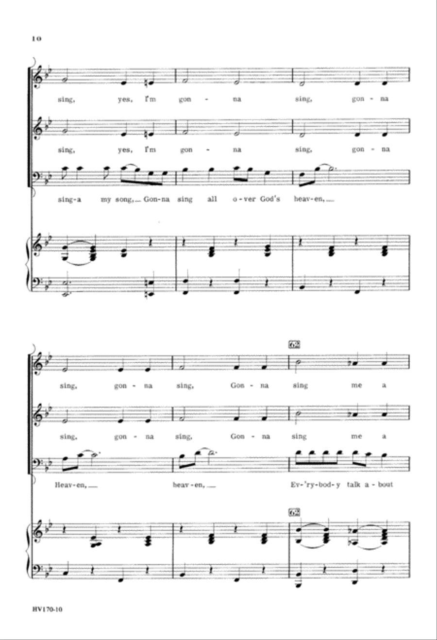 I Got a Robe (Digital Download) 3-Part scores gallery preview page 10