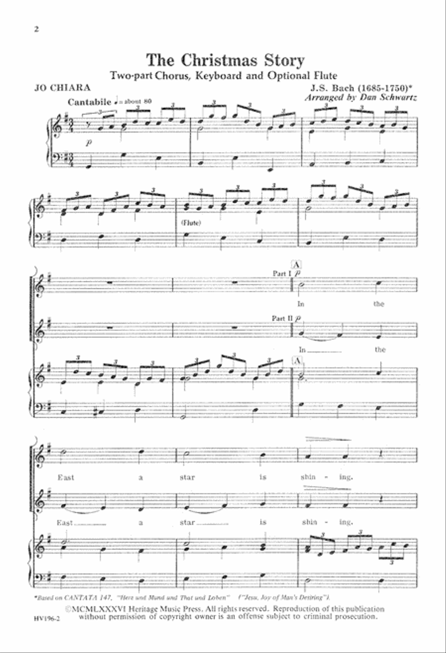 The Christmas Story (Digital Download) 2-Part scores gallery preview page 2
