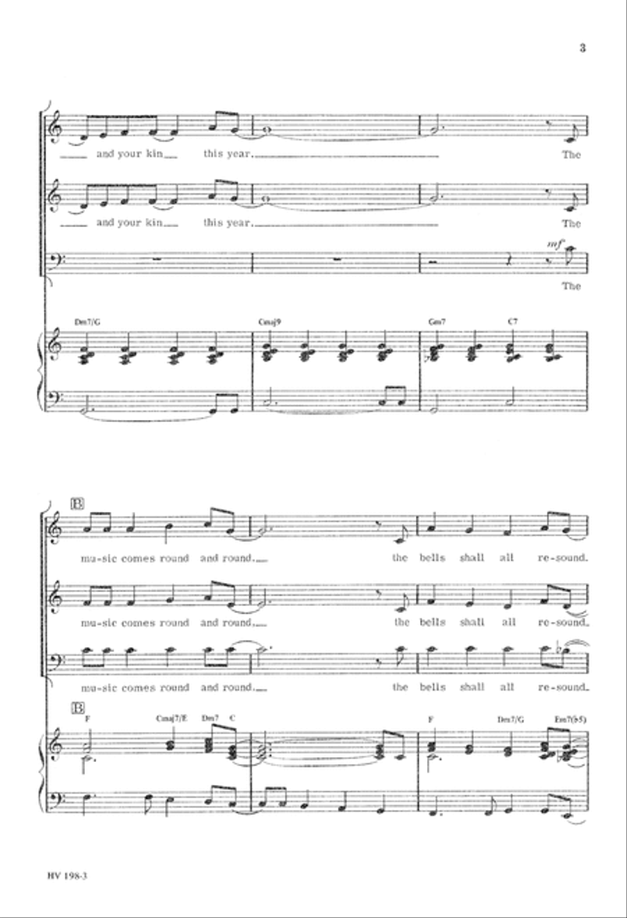 Good Christmas Cheer (Digital Download) 3-Part scores gallery preview page 3
