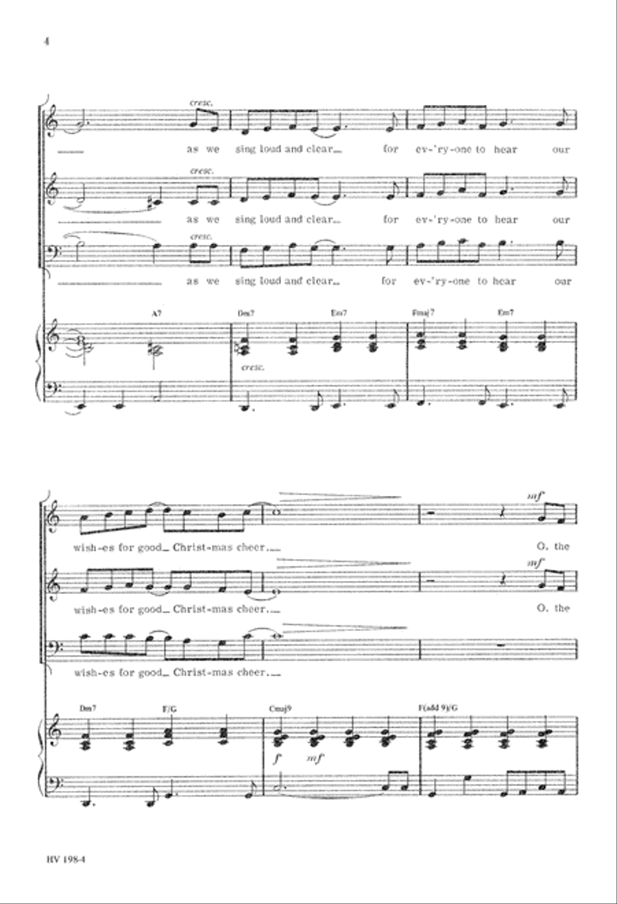 Good Christmas Cheer (Digital Download) 3-Part scores gallery preview page 4