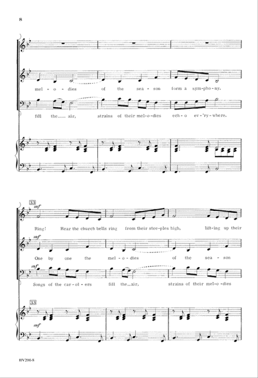 Christmas Day Is On Its Way (Digital Download) 3-Part scores gallery preview page 8
