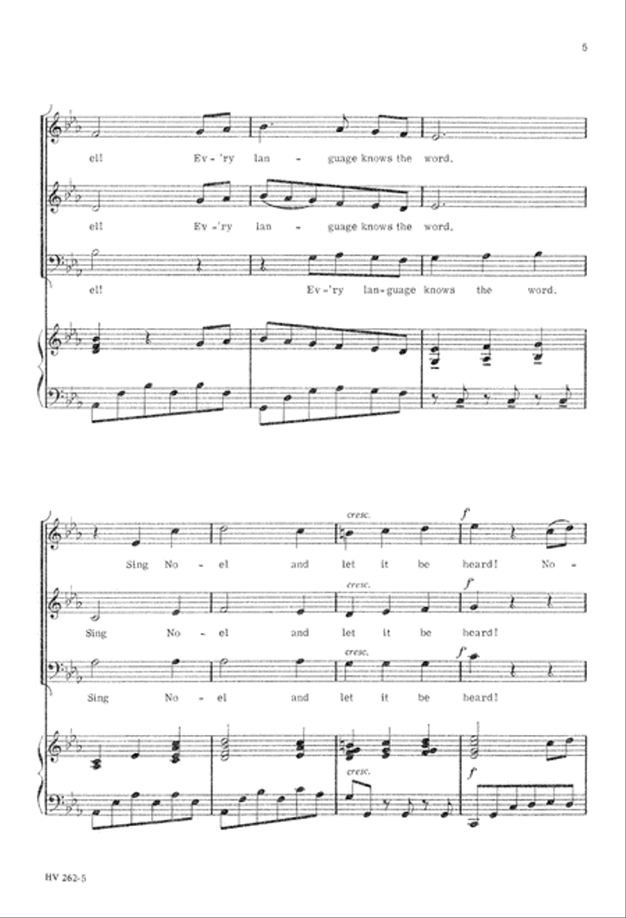 Sing Noel (Digital Download) 3-Part scores gallery preview page 5
