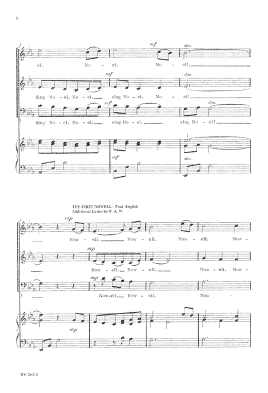 Sing Noel (Digital Download) 3-Part scores gallery preview page 6