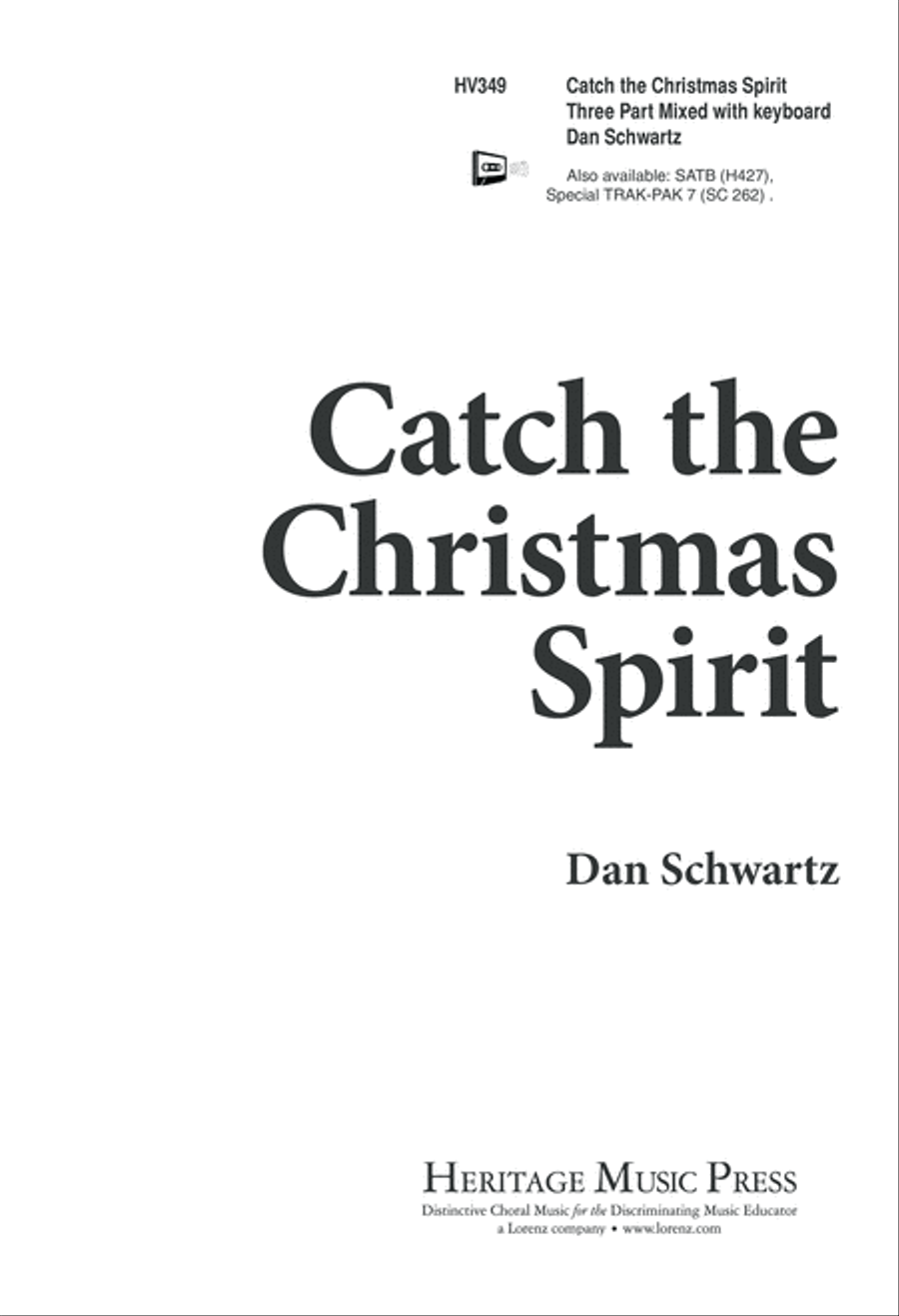 Catch the Christmas Spirit (Digital Download) 3-Part scores gallery preview page 1
