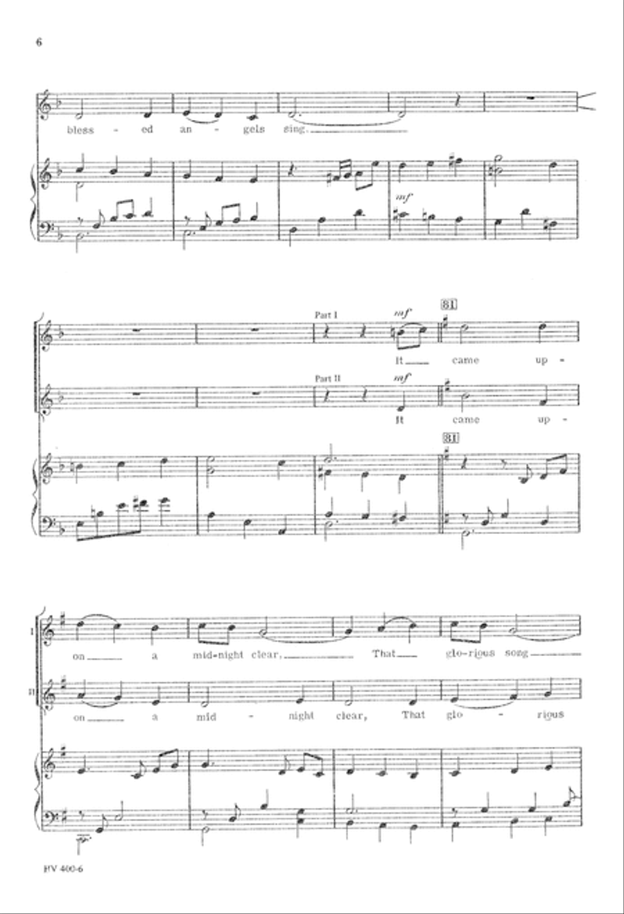 A Midnight Clear (Digital Download) 2-Part scores gallery preview page 6