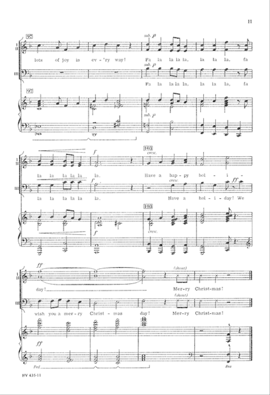 Have a Happy Holiday (Digital Download) 4-Part scores gallery preview page 11
