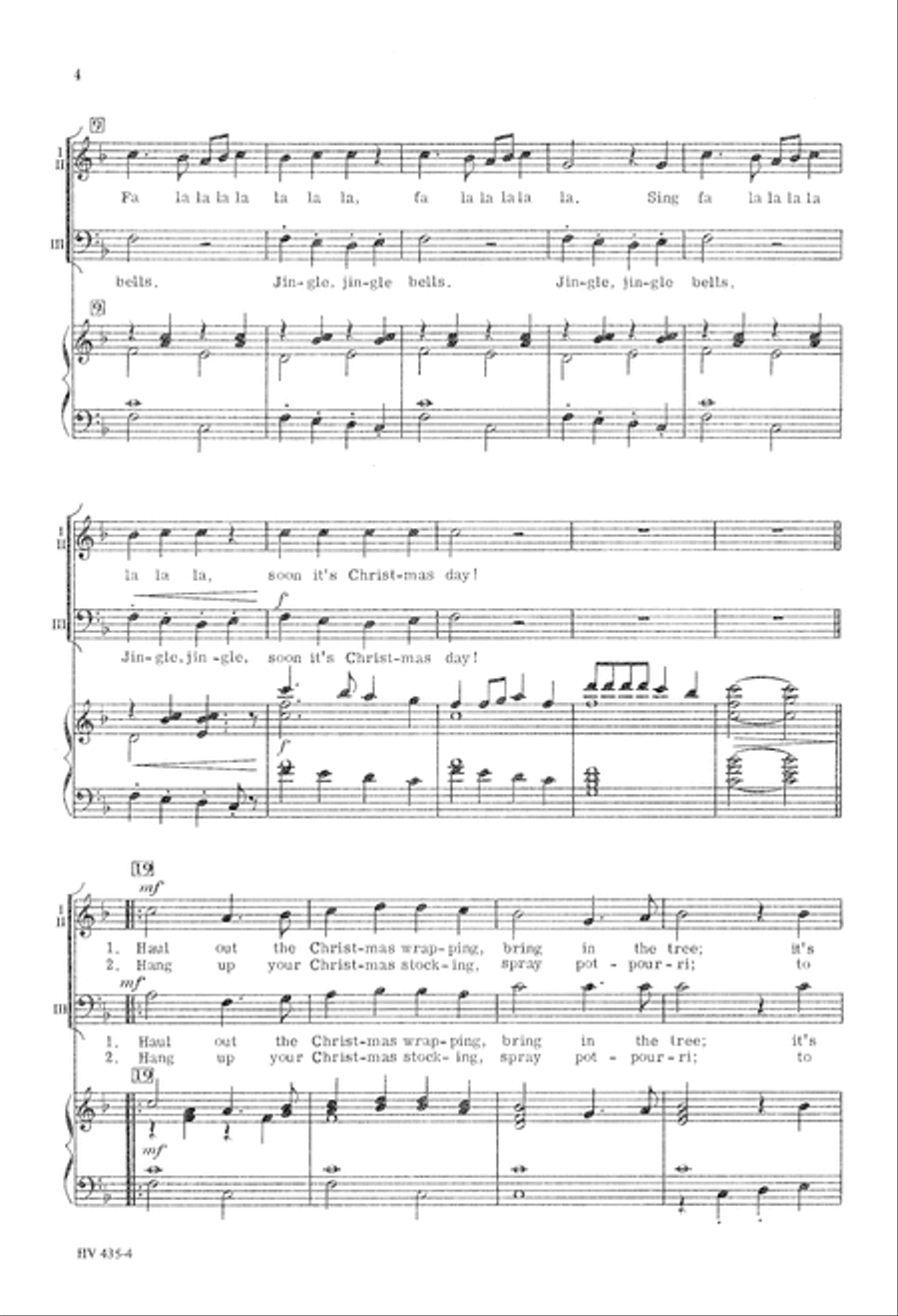 Have a Happy Holiday (Digital Download) 4-Part scores gallery preview page 4