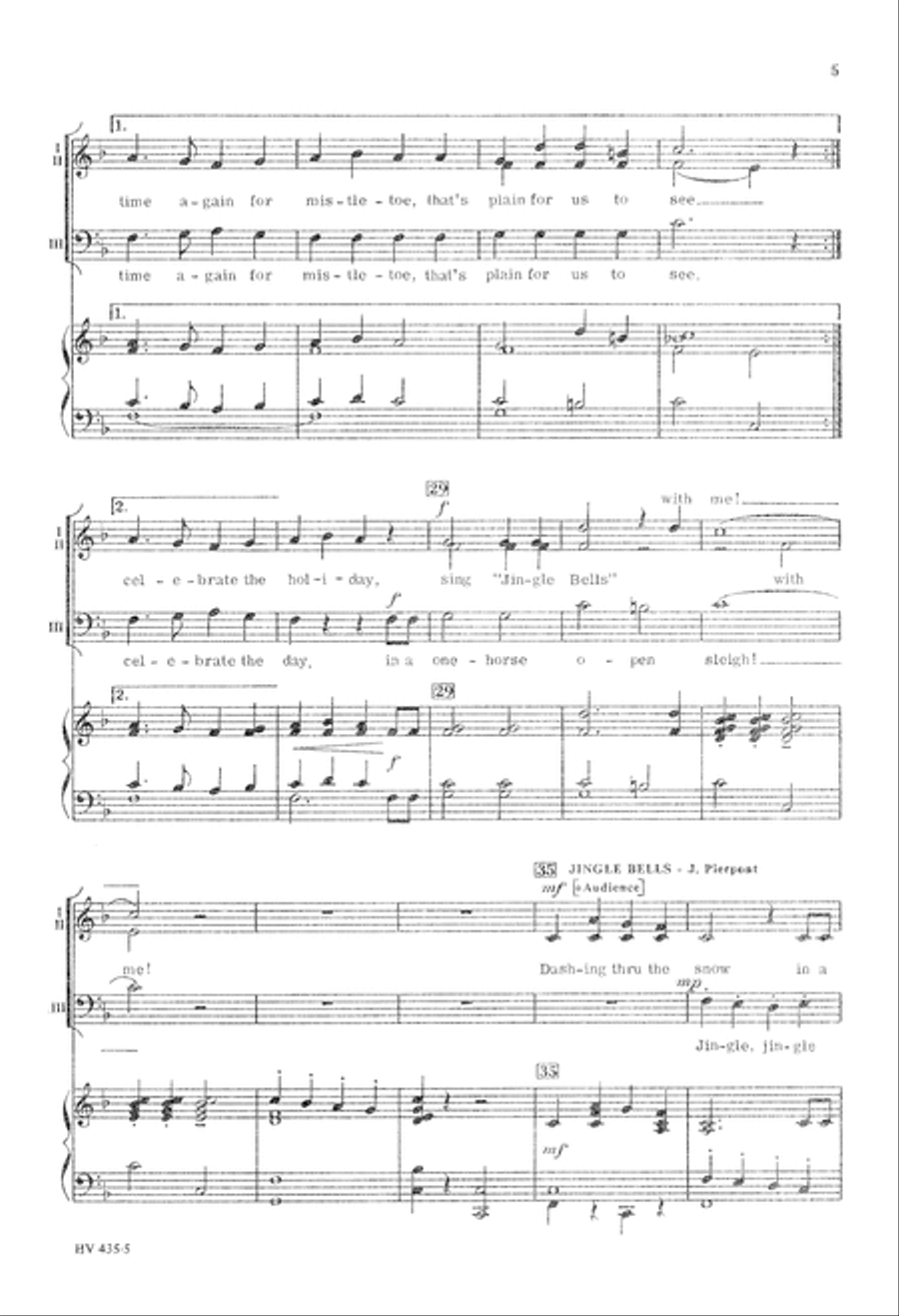 Have a Happy Holiday (Digital Download) 4-Part scores gallery preview page 5