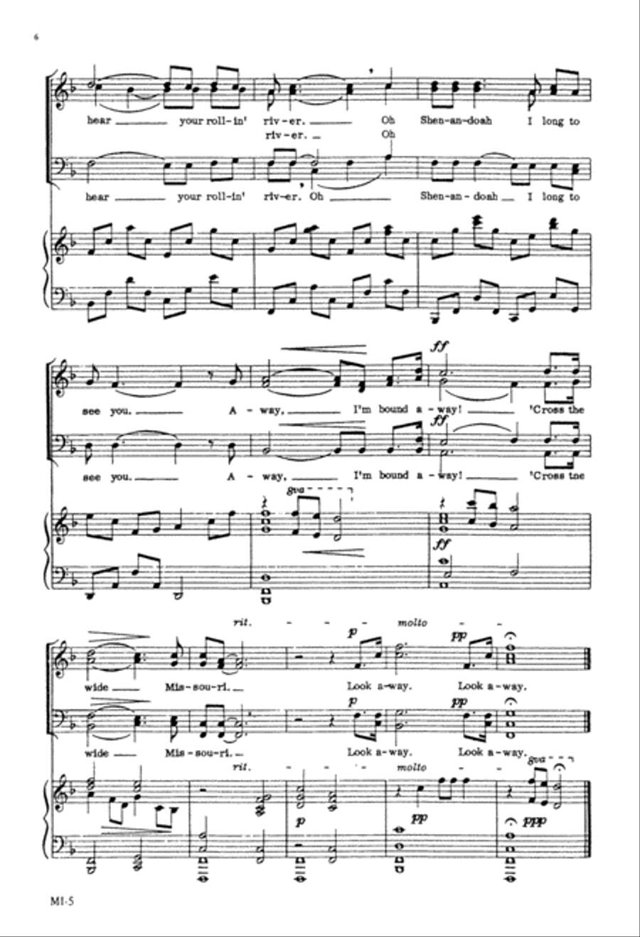 Shenandoah (Digital Download) TTB scores gallery preview page 6