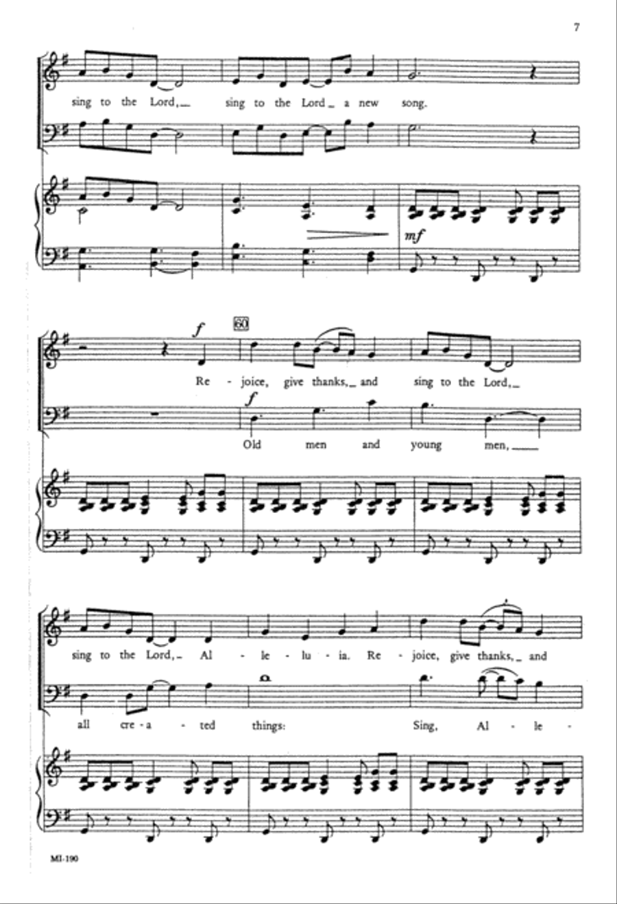 Rejoice Give Thanks and Sing (Digital Download) 4-Part scores gallery preview page 7