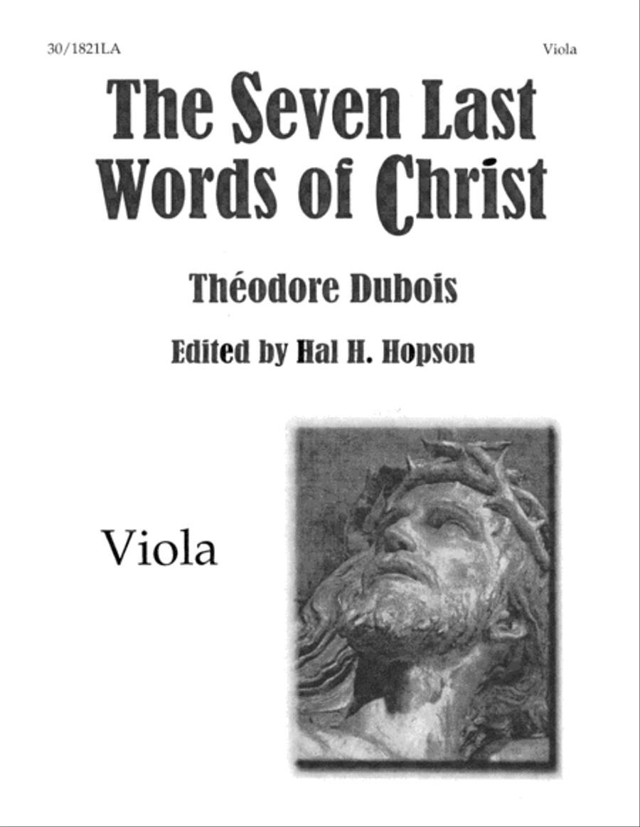 The Seven Last Words of Christ - Viola Choir scores gallery preview page 1