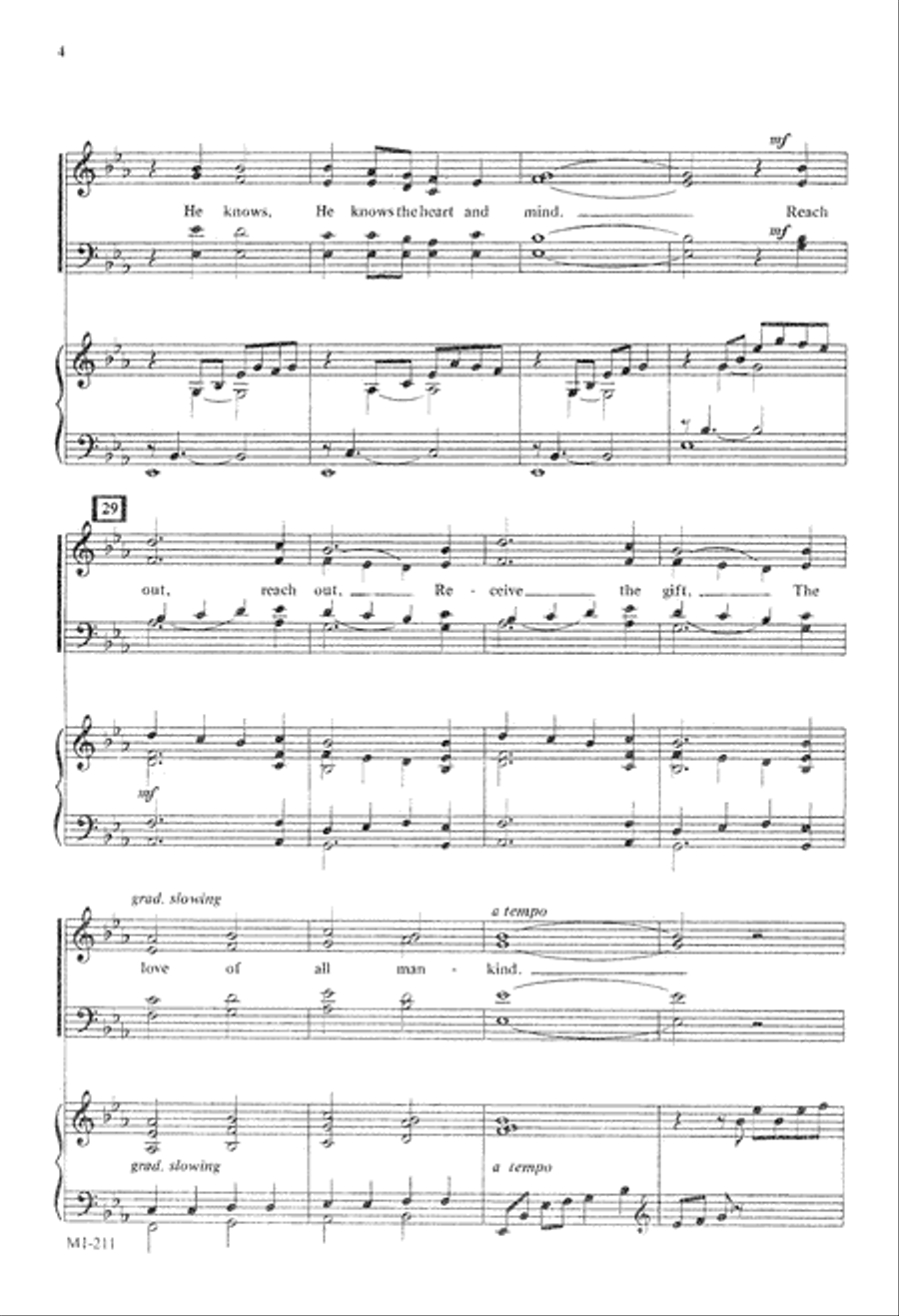 Ask Not for Yourself (Digital Download) 4-Part scores gallery preview page 4