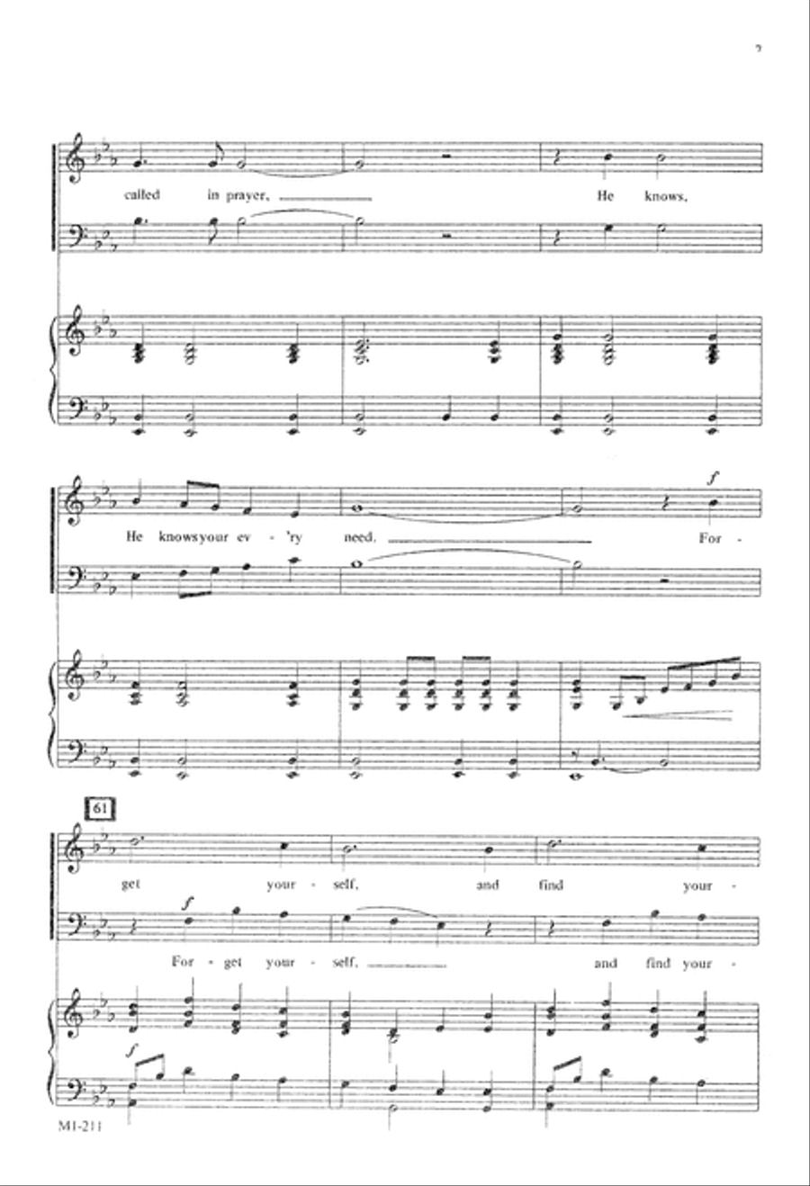 Ask Not for Yourself (Digital Download) 4-Part scores gallery preview page 7