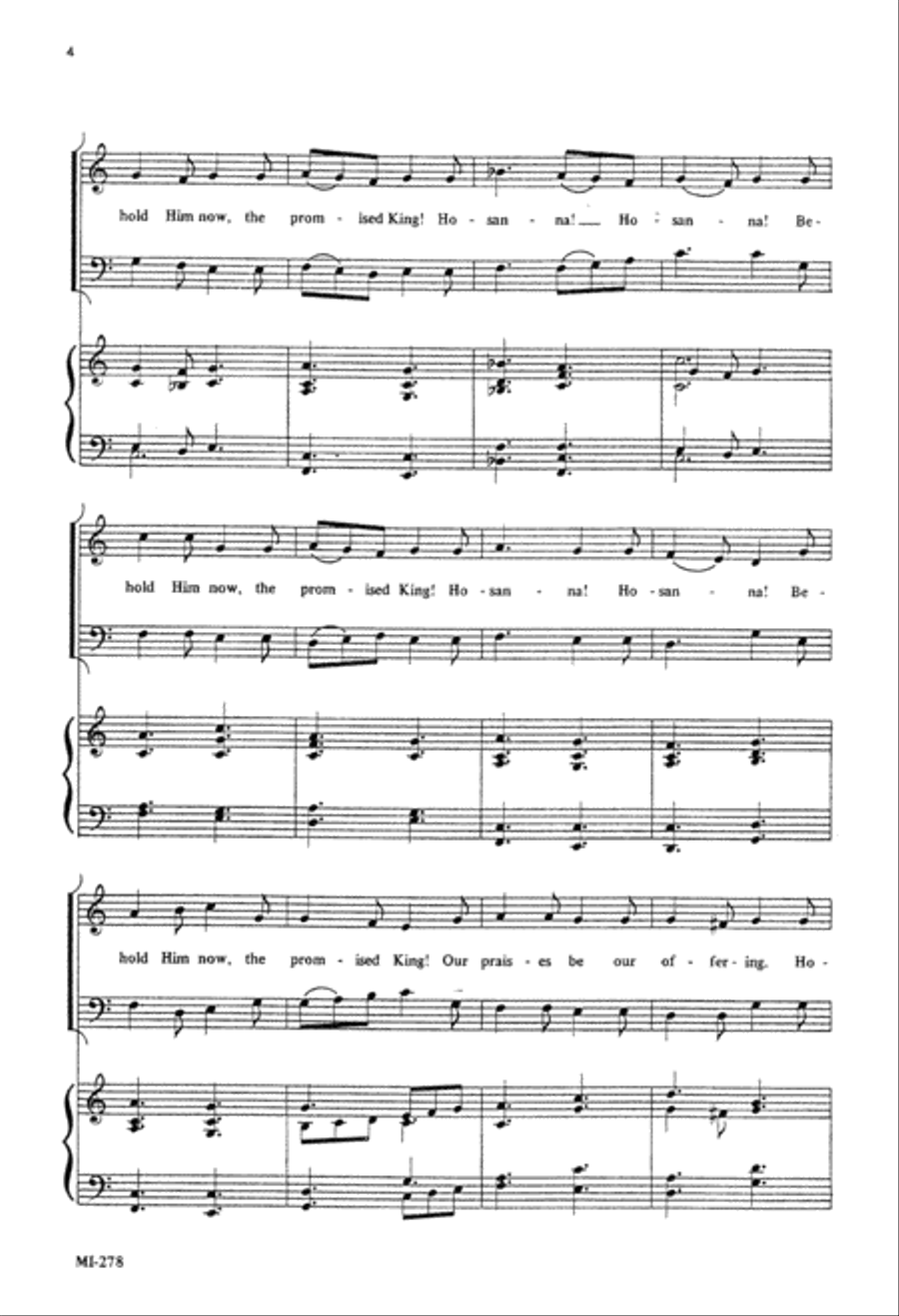 Sing, Jerusalem, Sing! (Digital Download) 4-Part scores gallery preview page 4