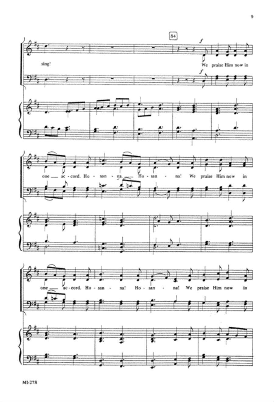 Sing, Jerusalem, Sing! (Digital Download) 4-Part scores gallery preview page 9