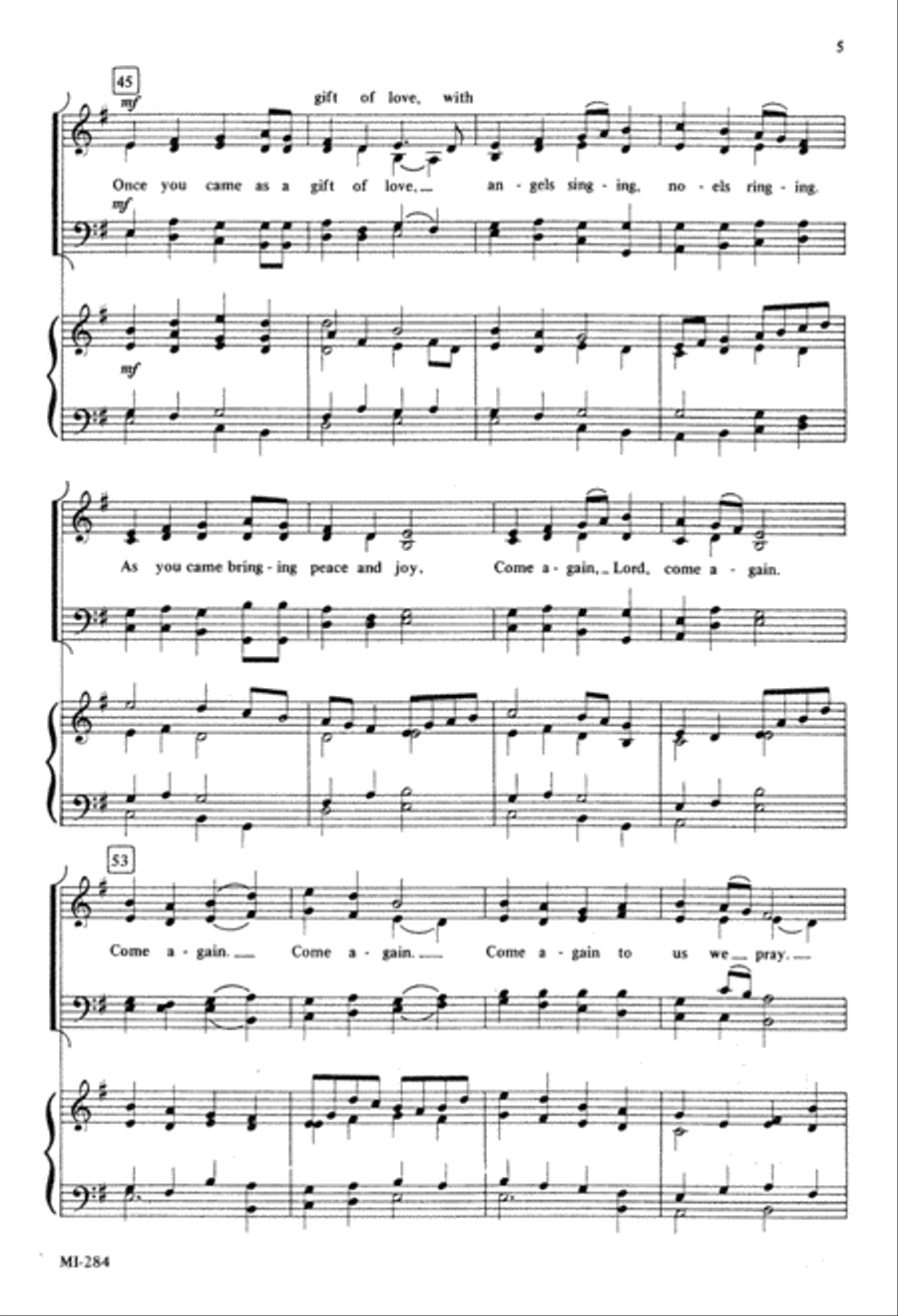Advent Carol Advent Carol 4-Part scores gallery preview page 5