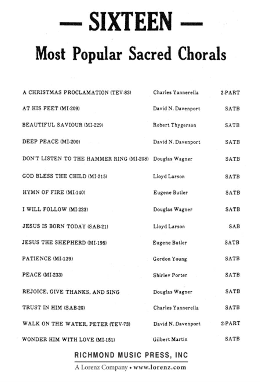 Advent Carol Advent Carol 4-Part scores gallery preview page 8