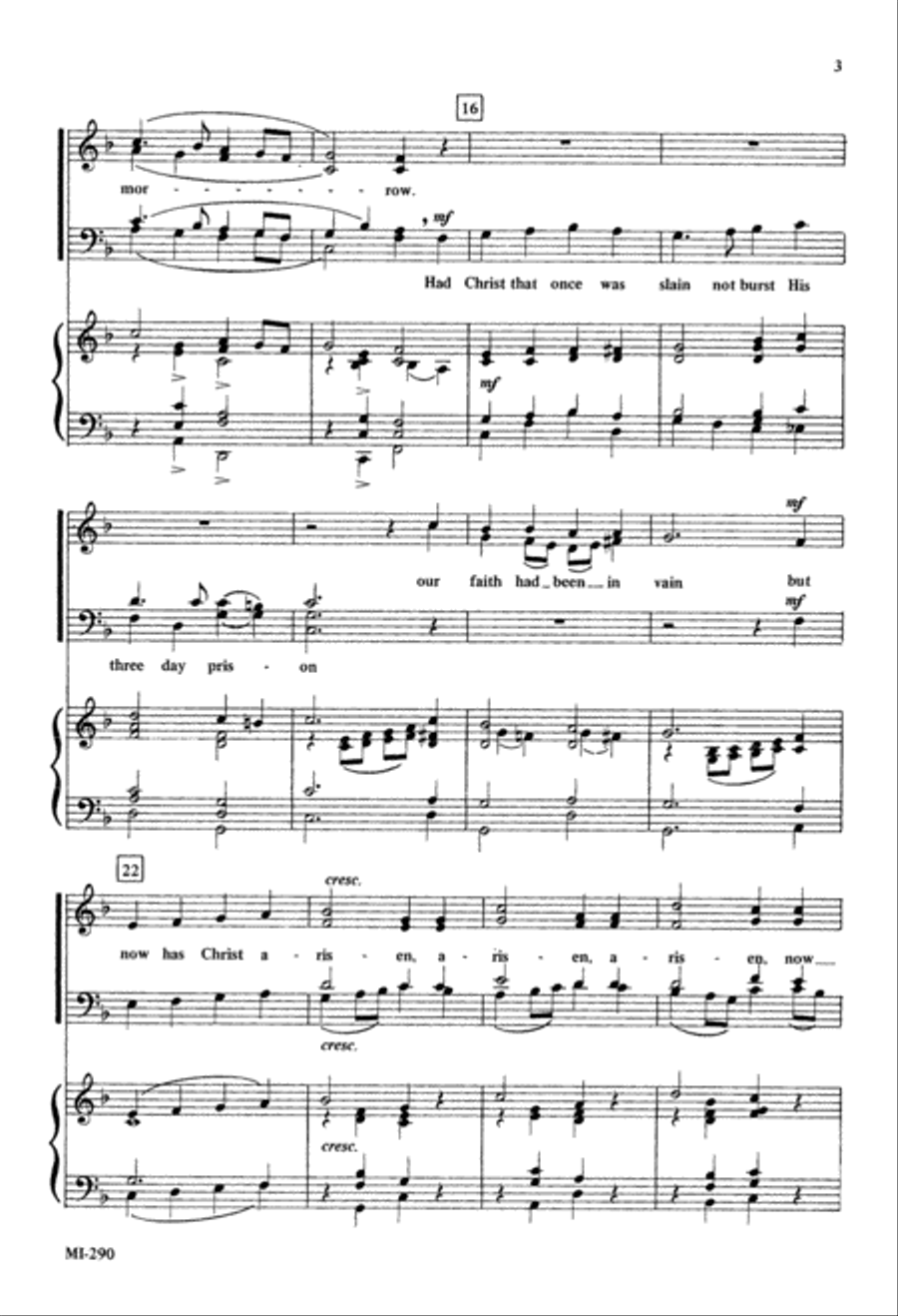This Joyful Easter Day (Digital Download) 4-Part scores gallery preview page 3