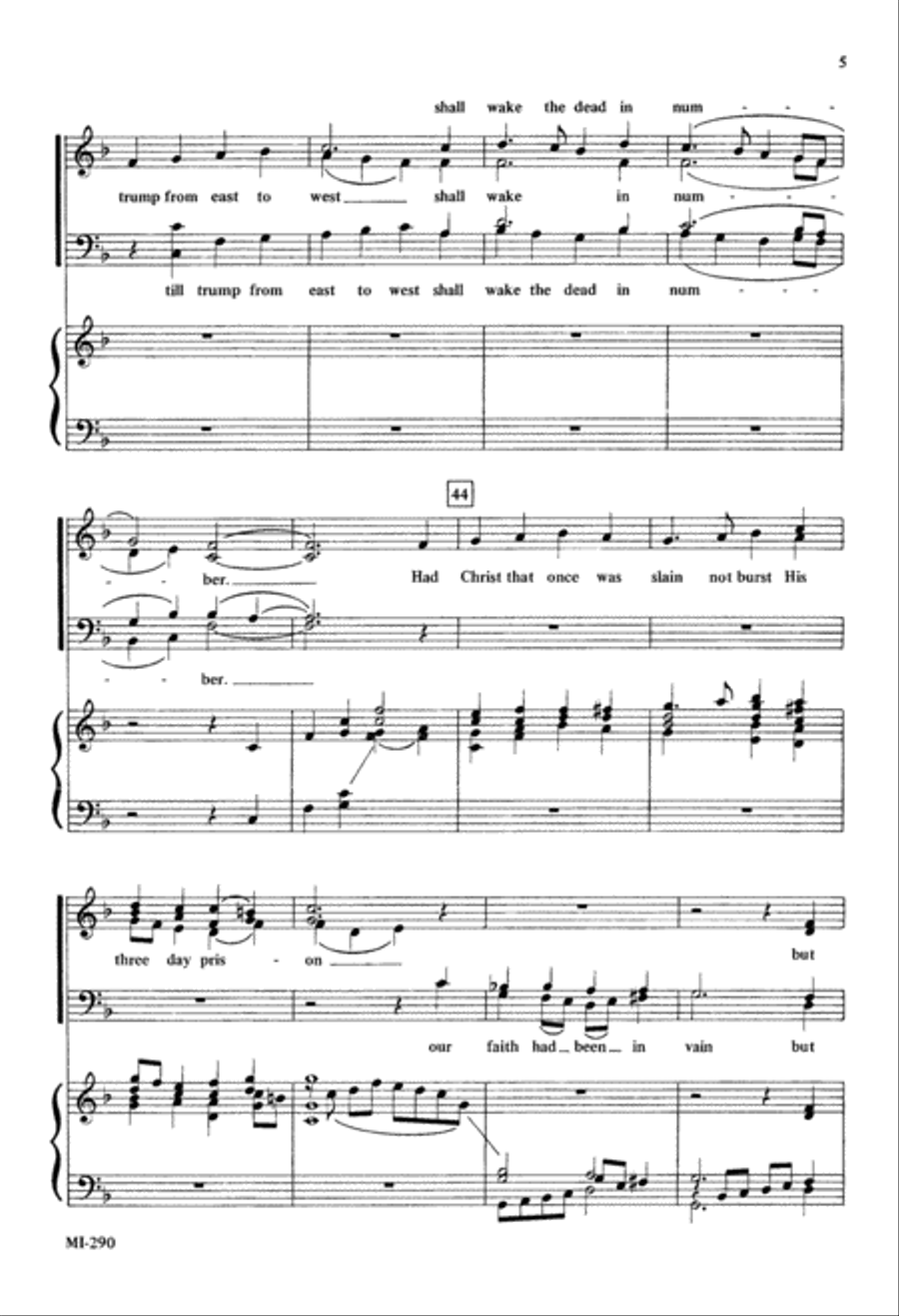This Joyful Easter Day (Digital Download) 4-Part scores gallery preview page 5