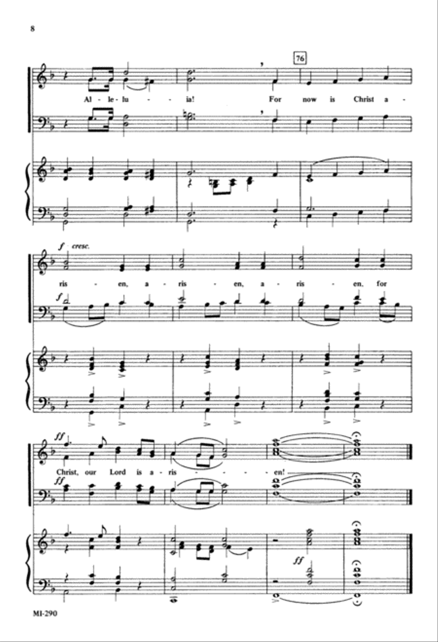 This Joyful Easter Day (Digital Download) 4-Part scores gallery preview page 8