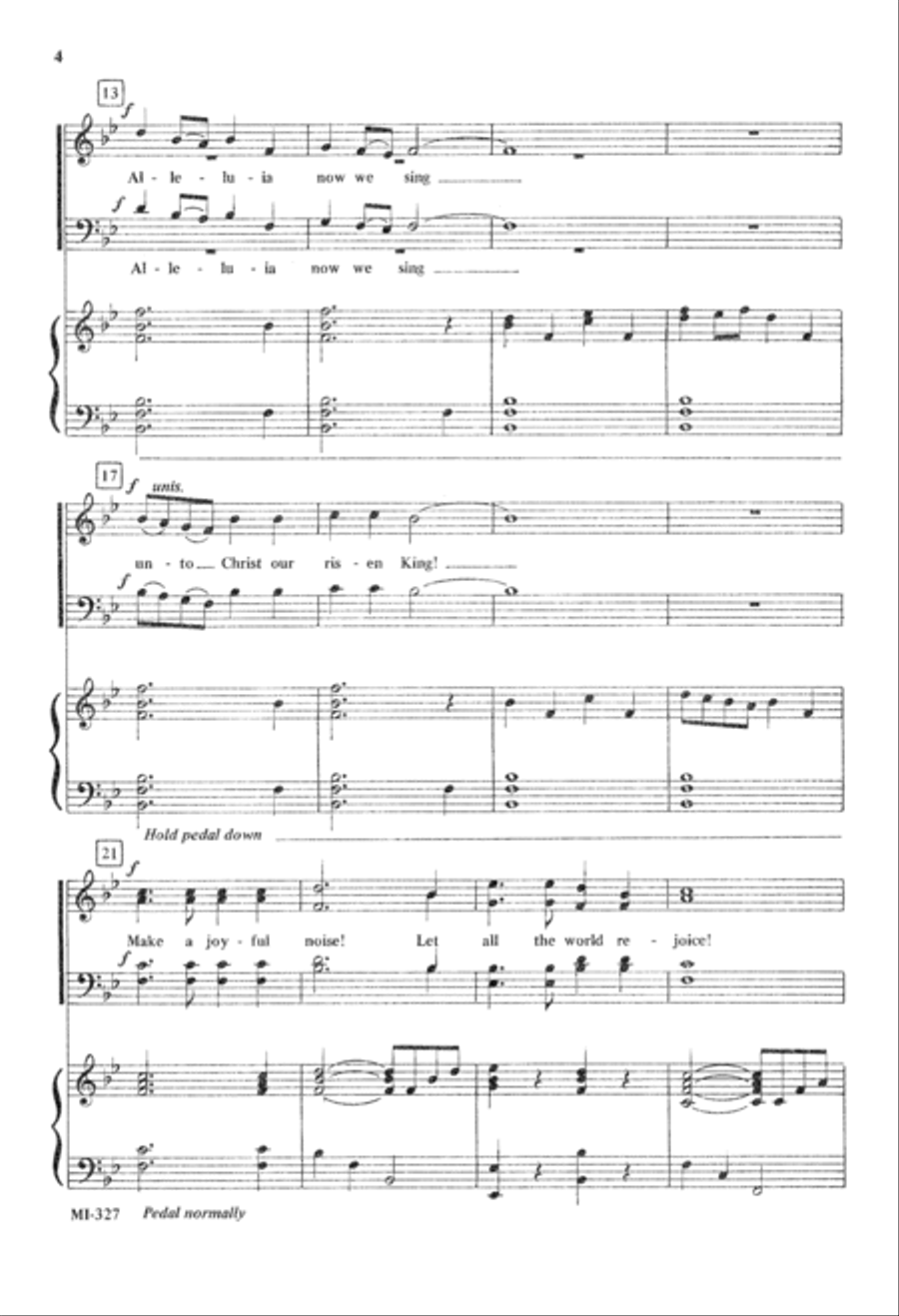 Let the Bells of Easter Ring (Digital Download) 4-Part scores gallery preview page 4