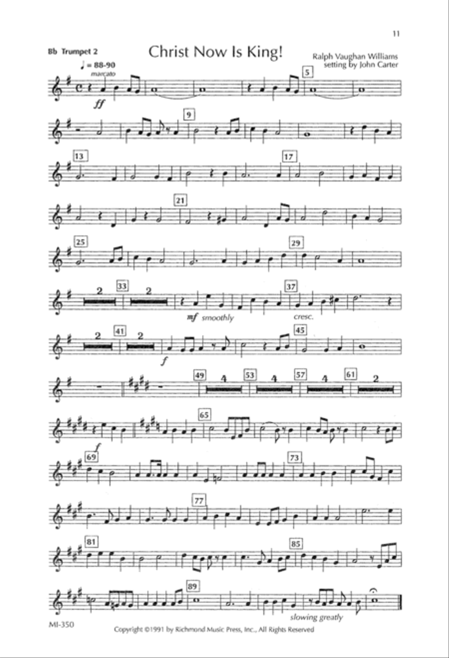 Christ Now is King (Digital Download) 4-Part scores gallery preview page 11