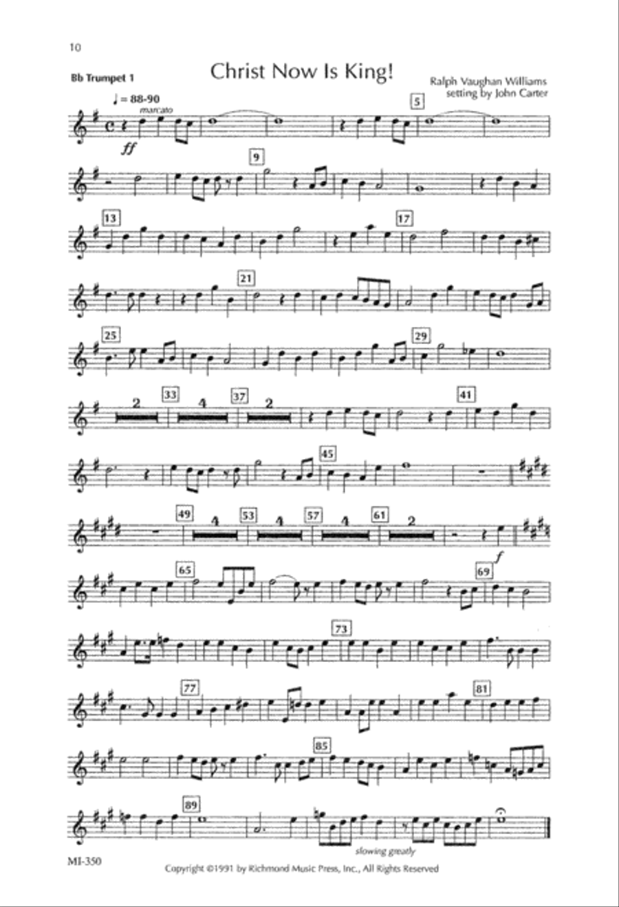Christ Now is King (Digital Download) 4-Part scores gallery preview page 10