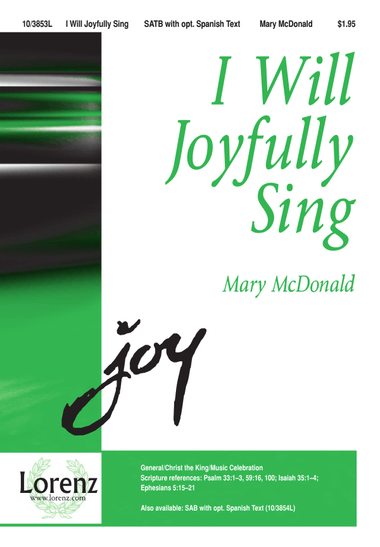I Will Joyfully Sing