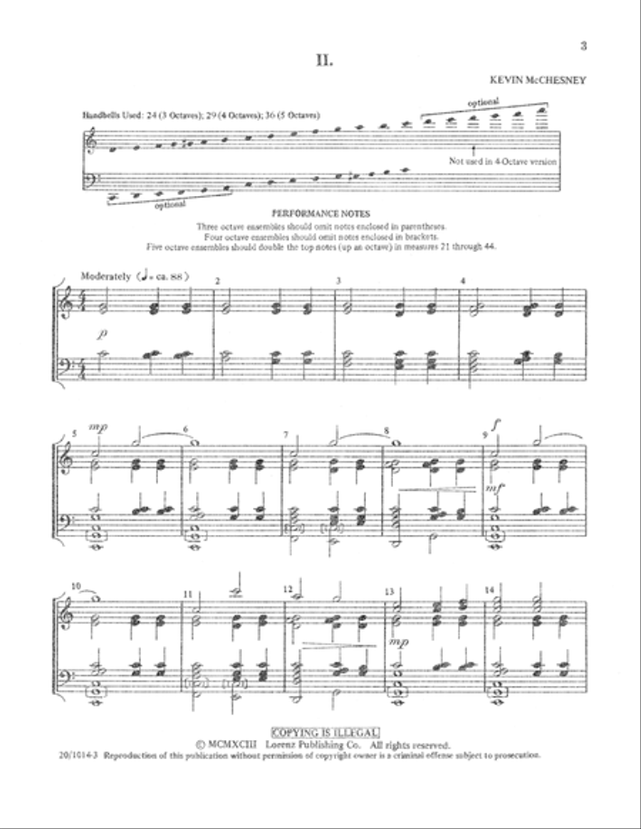 Three Easy Pieces (Digital Download) 5-Octaves scores gallery preview page 3