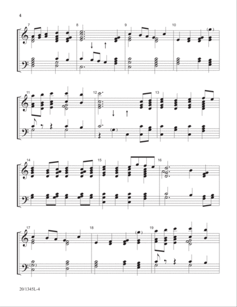 Hosanna, Loud Hosanna (Digital Download) 3-Octaves scores gallery preview page 4