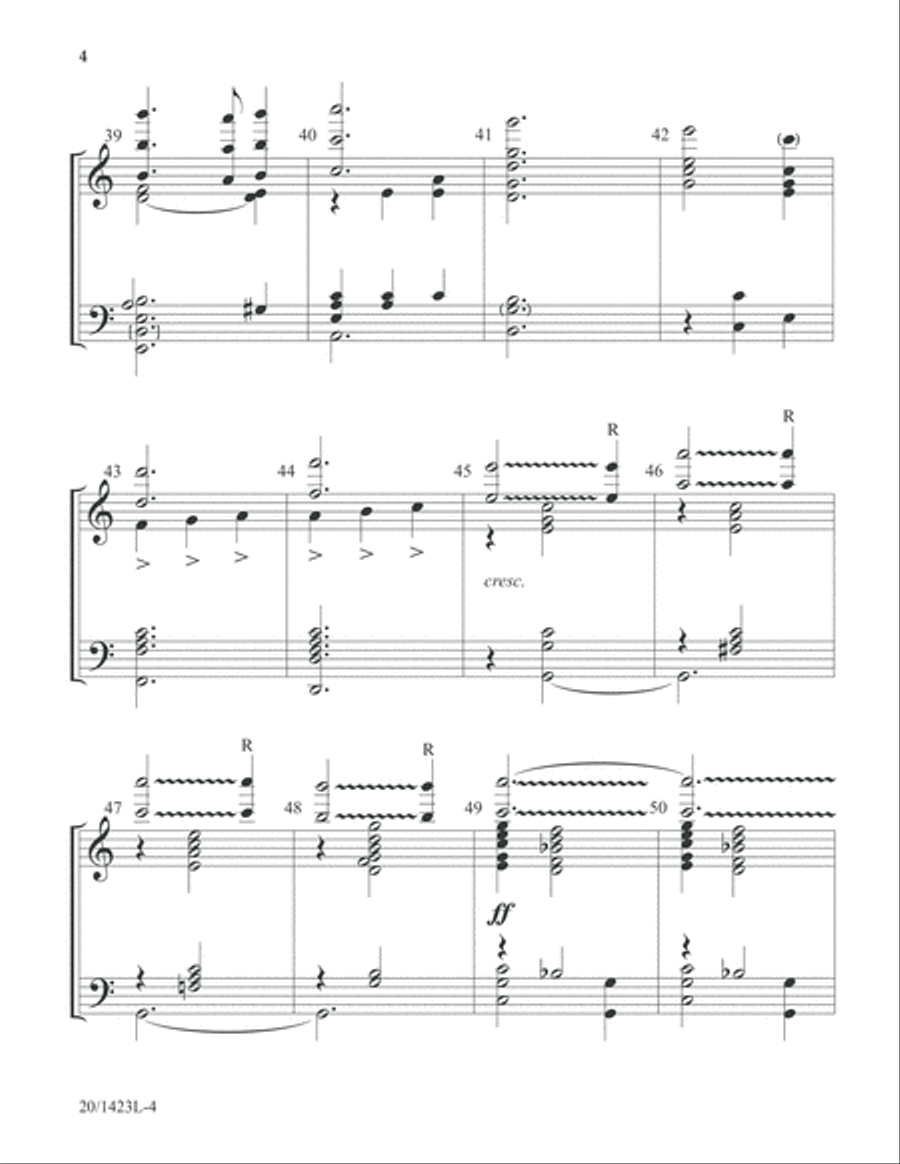 Praise God! - Handbell Part (Digital Download) 5-Octaves scores gallery preview page 4