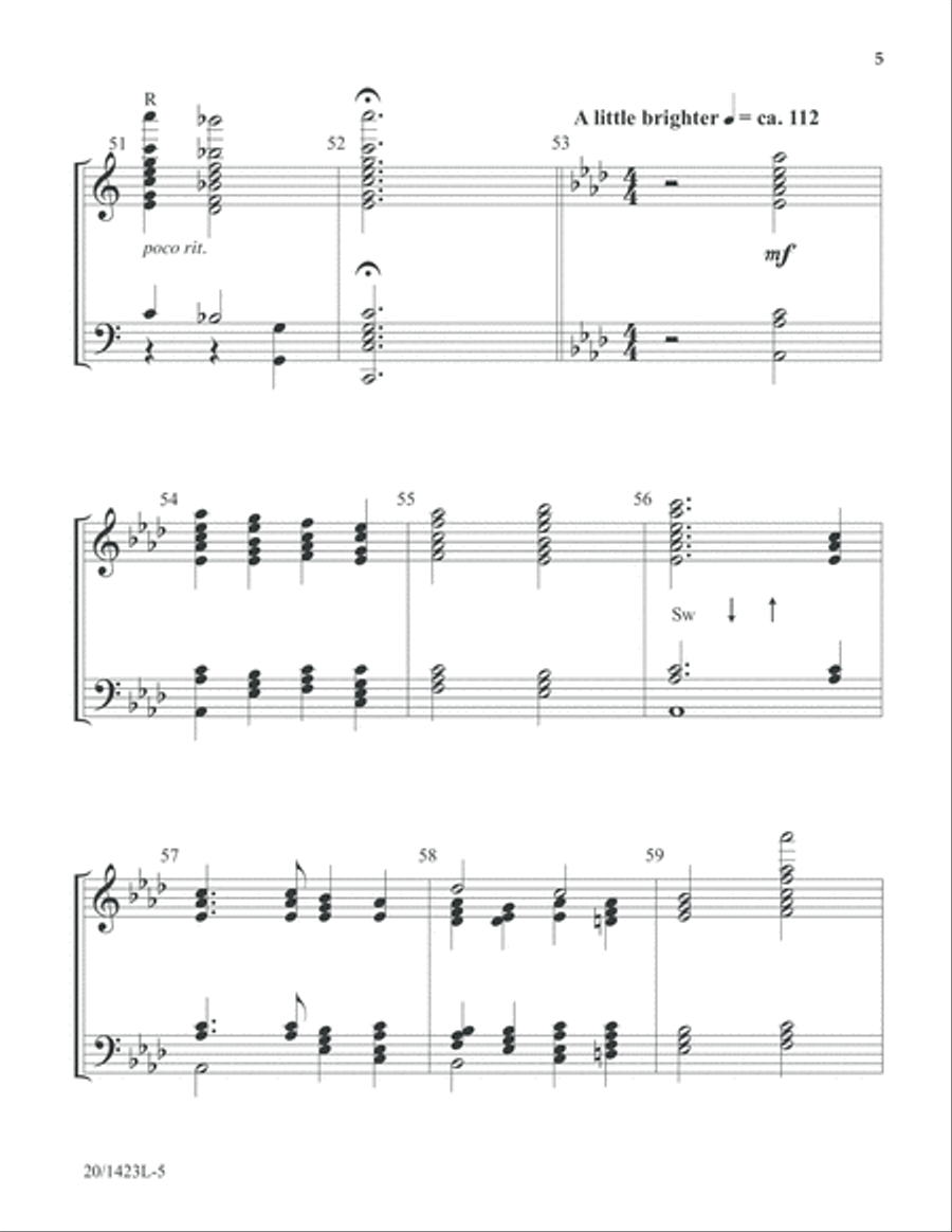 Praise God! - Handbell Part (Digital Download) 5-Octaves scores gallery preview page 5
