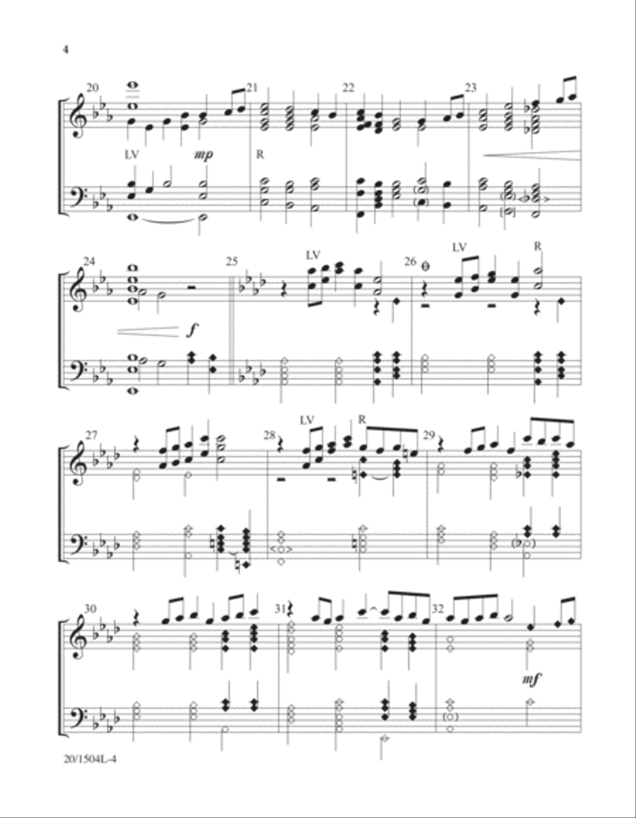 Three American Folk Hymns (Digital Download) 5-Octaves scores gallery preview page 4