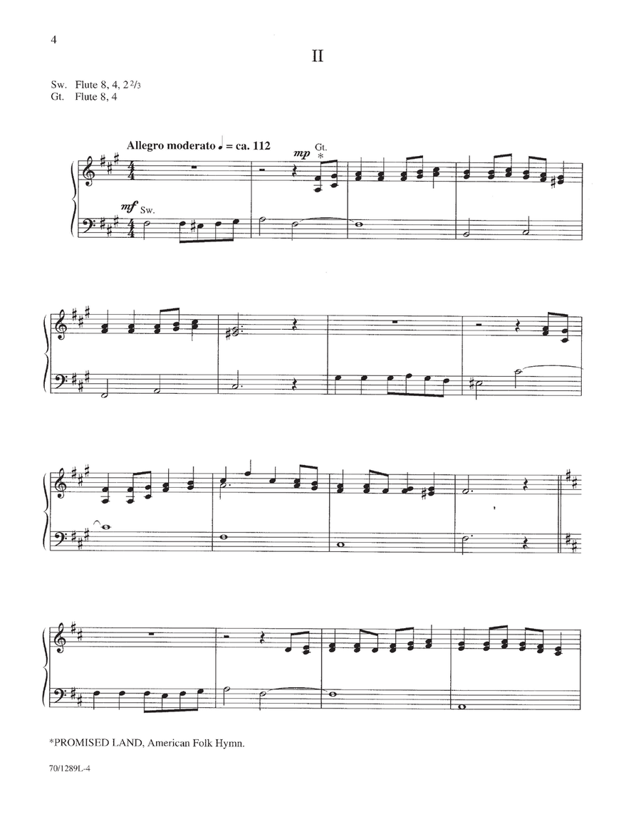 Variations on Five Hymn Tunes for Organ (Digital Download) Organ scores gallery preview page 6