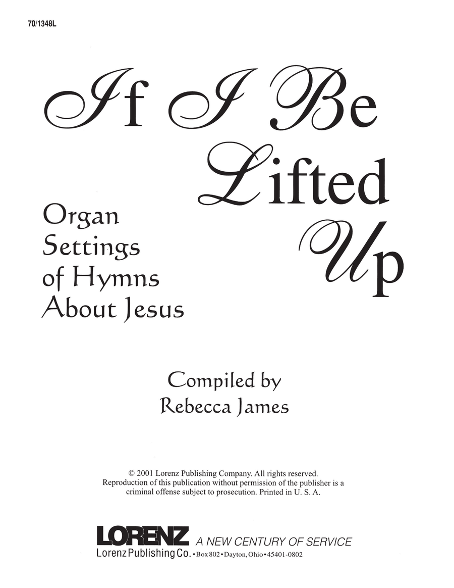 If I Be Lifted Up (Digital Download) Organ scores gallery preview page 3
