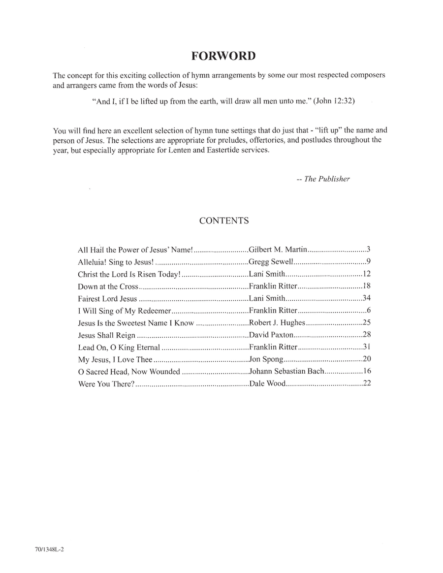If I Be Lifted Up (Digital Download) Organ scores gallery preview page 4