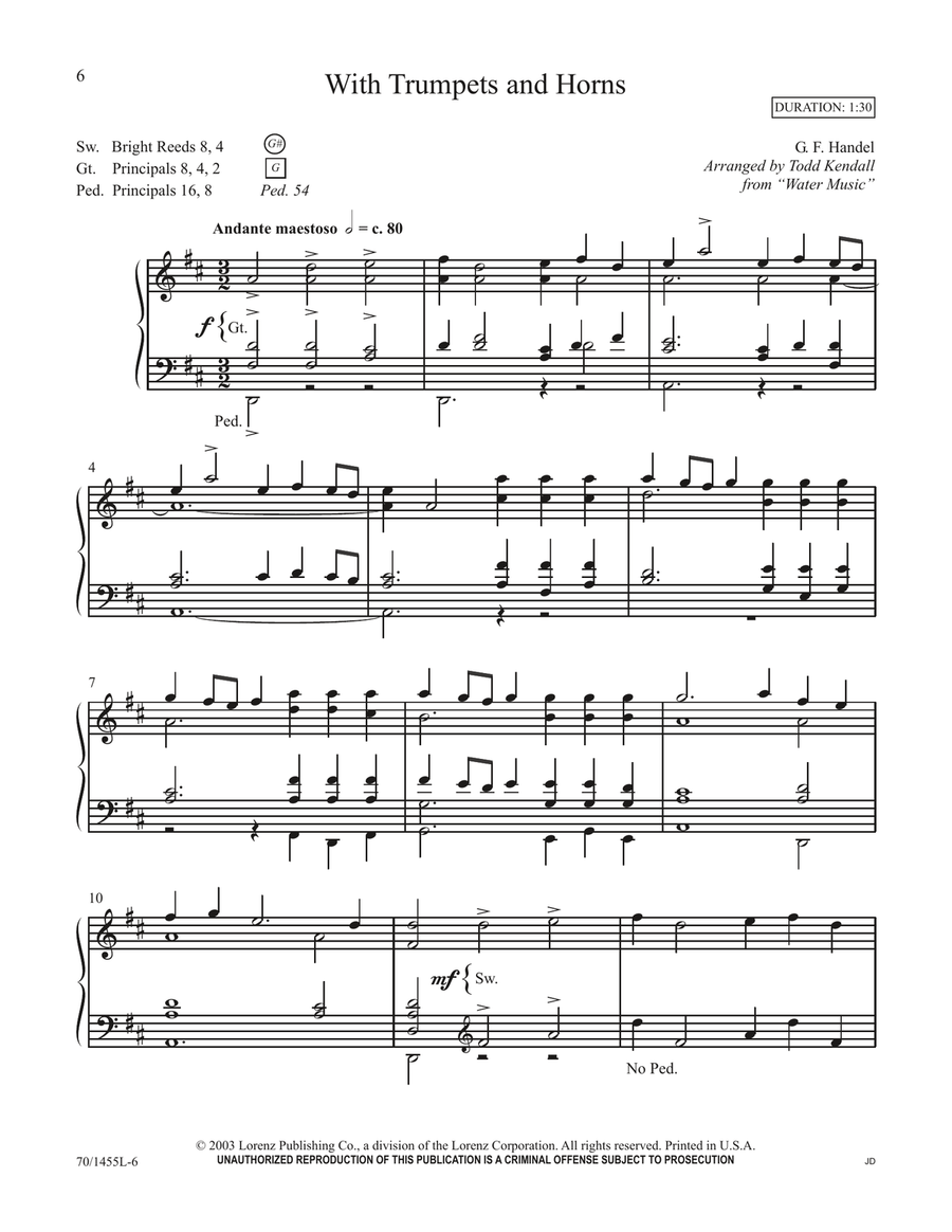 Simple Solutions for Sunday at the Organ (Digital Download) Organ scores gallery preview page 6