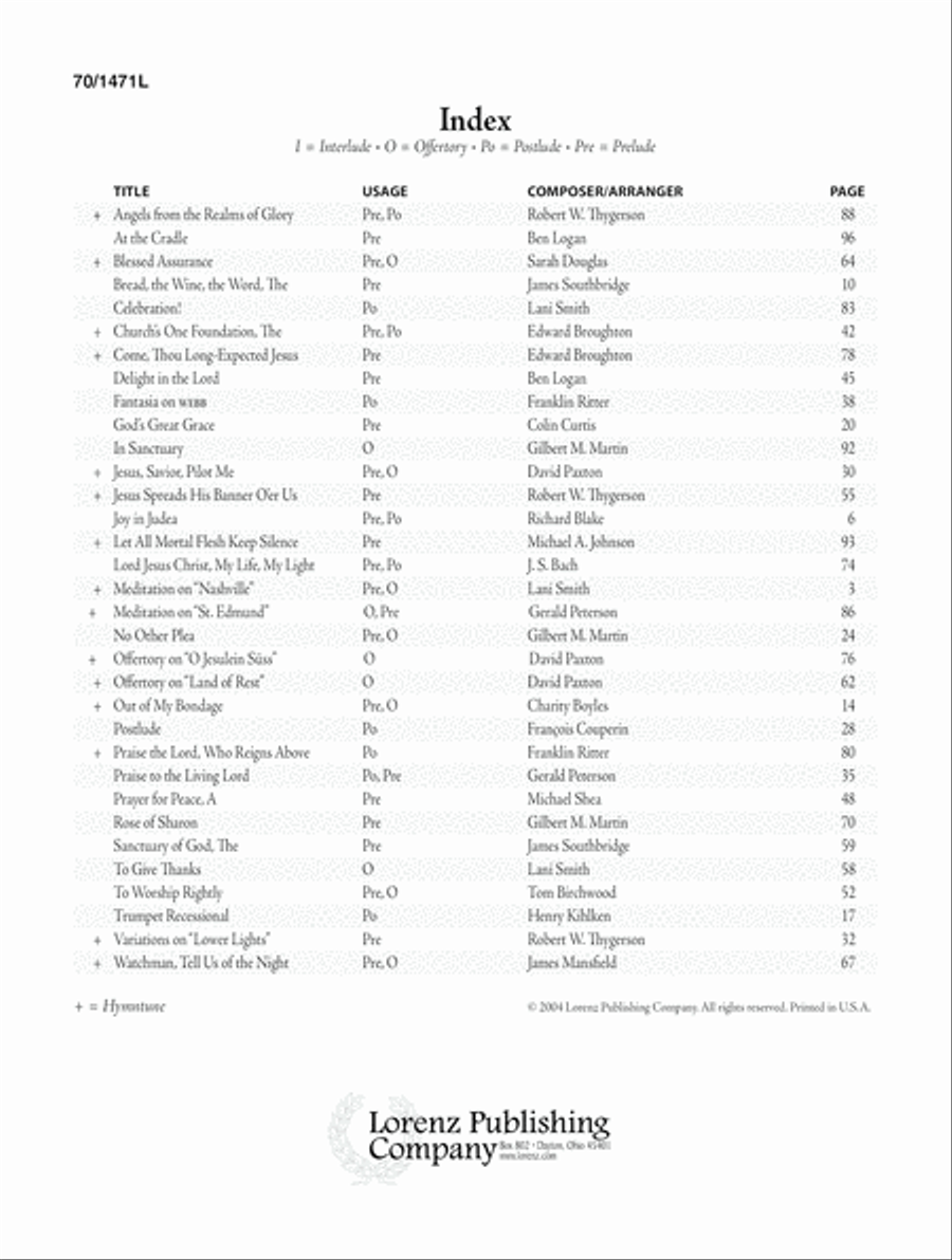 The Organist's Library, Vol. 36 (Digital Download) Organ scores gallery preview page 2