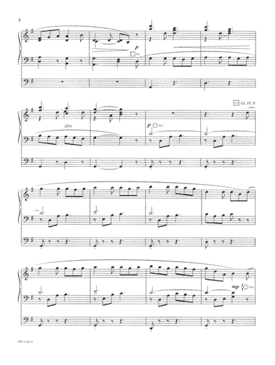 The Organist's Library, Vol. 36 (Digital Download) Organ scores gallery preview page 4