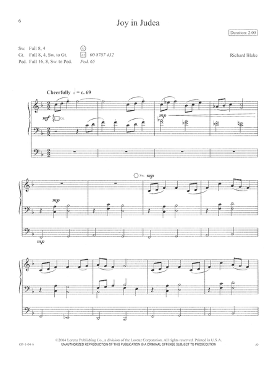 The Organist's Library, Vol. 36 (Digital Download) Organ scores gallery preview page 6