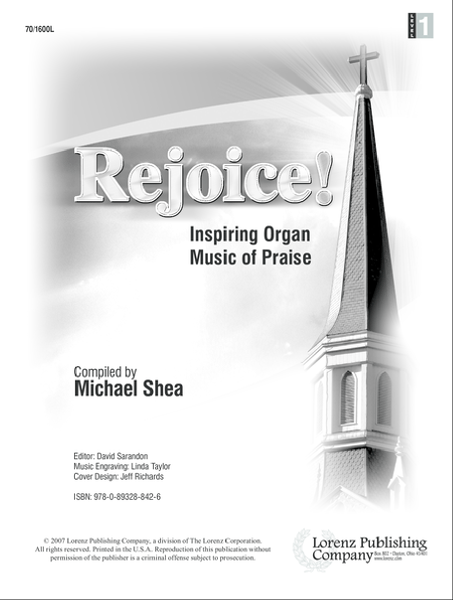 Rejoice! (Digital Download) Organ scores gallery preview page 1