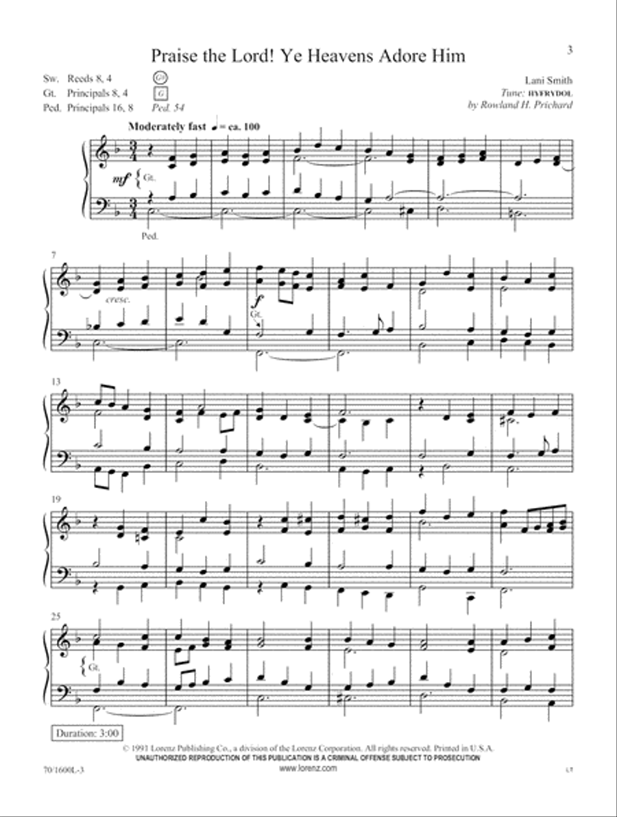Rejoice! (Digital Download) Organ scores gallery preview page 3