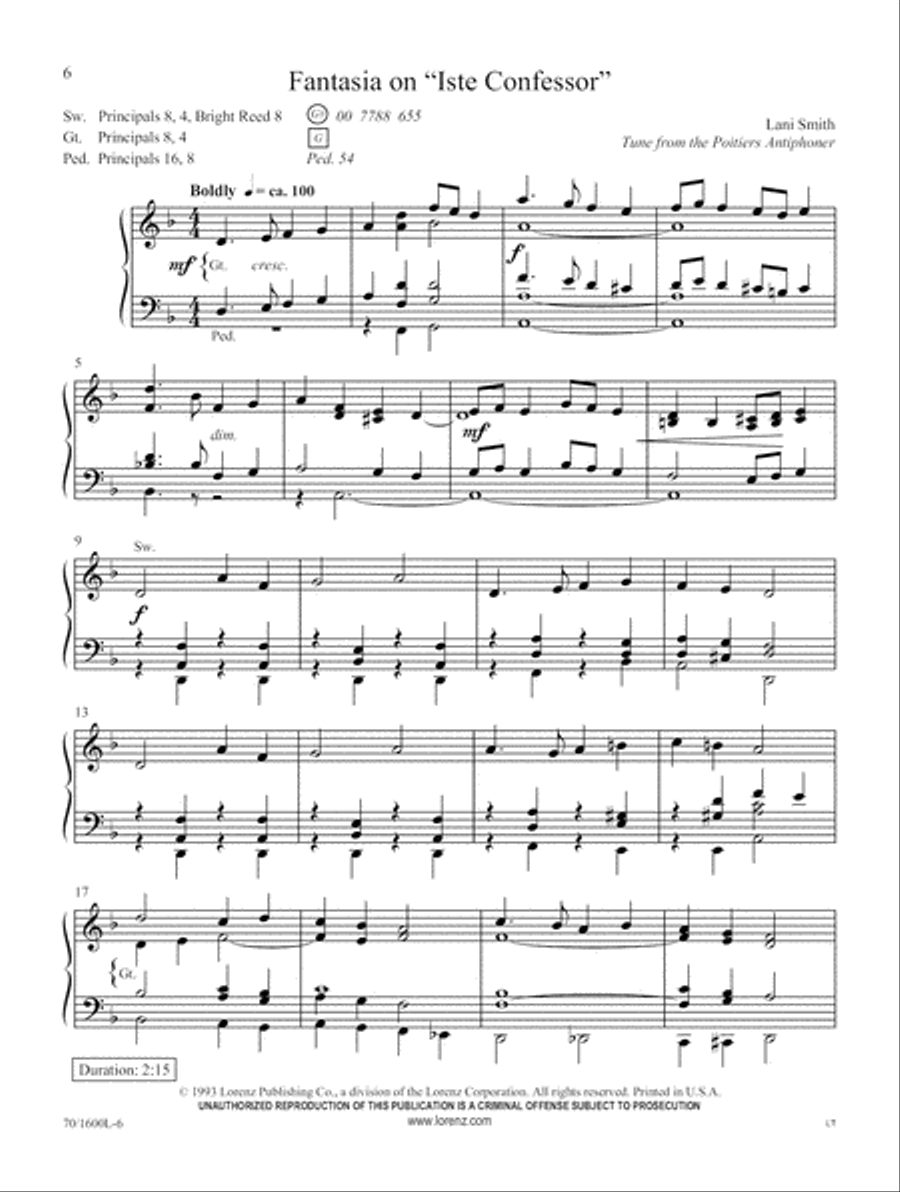 Rejoice! (Digital Download) Organ scores gallery preview page 6