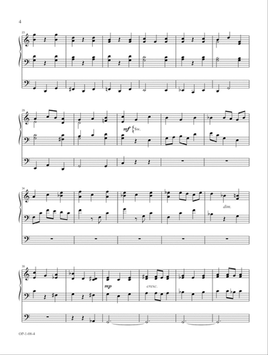 The Organist's Library, Vol. 44 (Digital Download) Organ scores gallery preview page 2