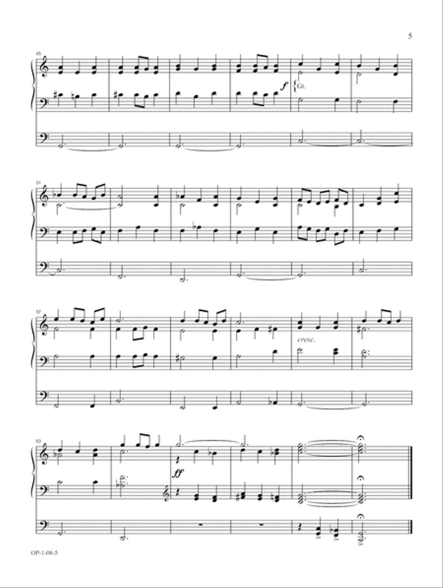 The Organist's Library, Vol. 44 (Digital Download) Organ scores gallery preview page 3