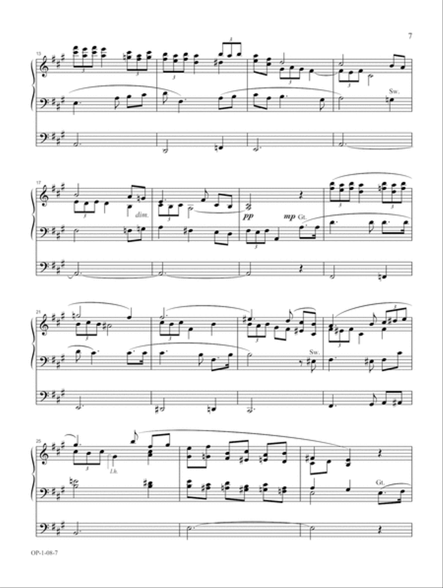 The Organist's Library, Vol. 44 (Digital Download) Organ scores gallery preview page 5