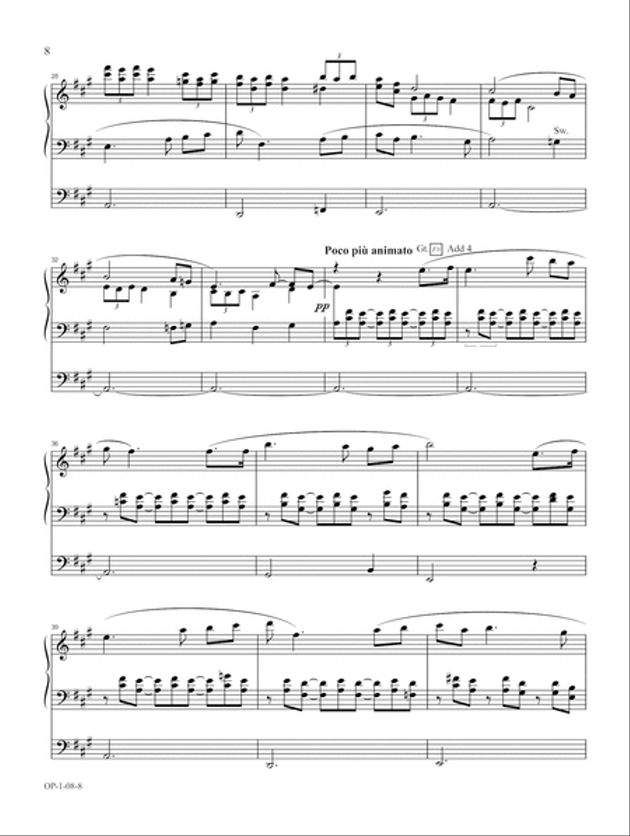 The Organist's Library, Vol. 44 (Digital Download) Organ scores gallery preview page 6