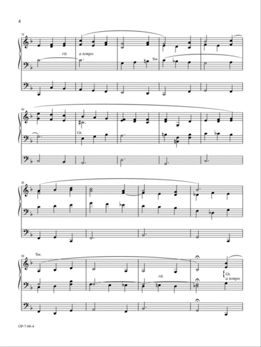 The Organist's Library, Vol. 45 (Digital Download) Organ scores gallery preview page 2