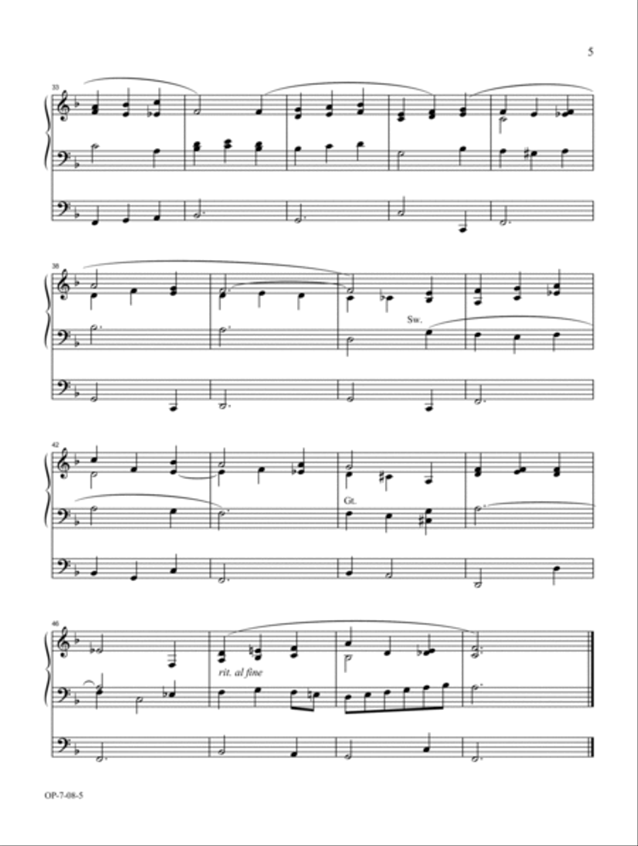 The Organist's Library, Vol. 45 (Digital Download) Organ scores gallery preview page 3