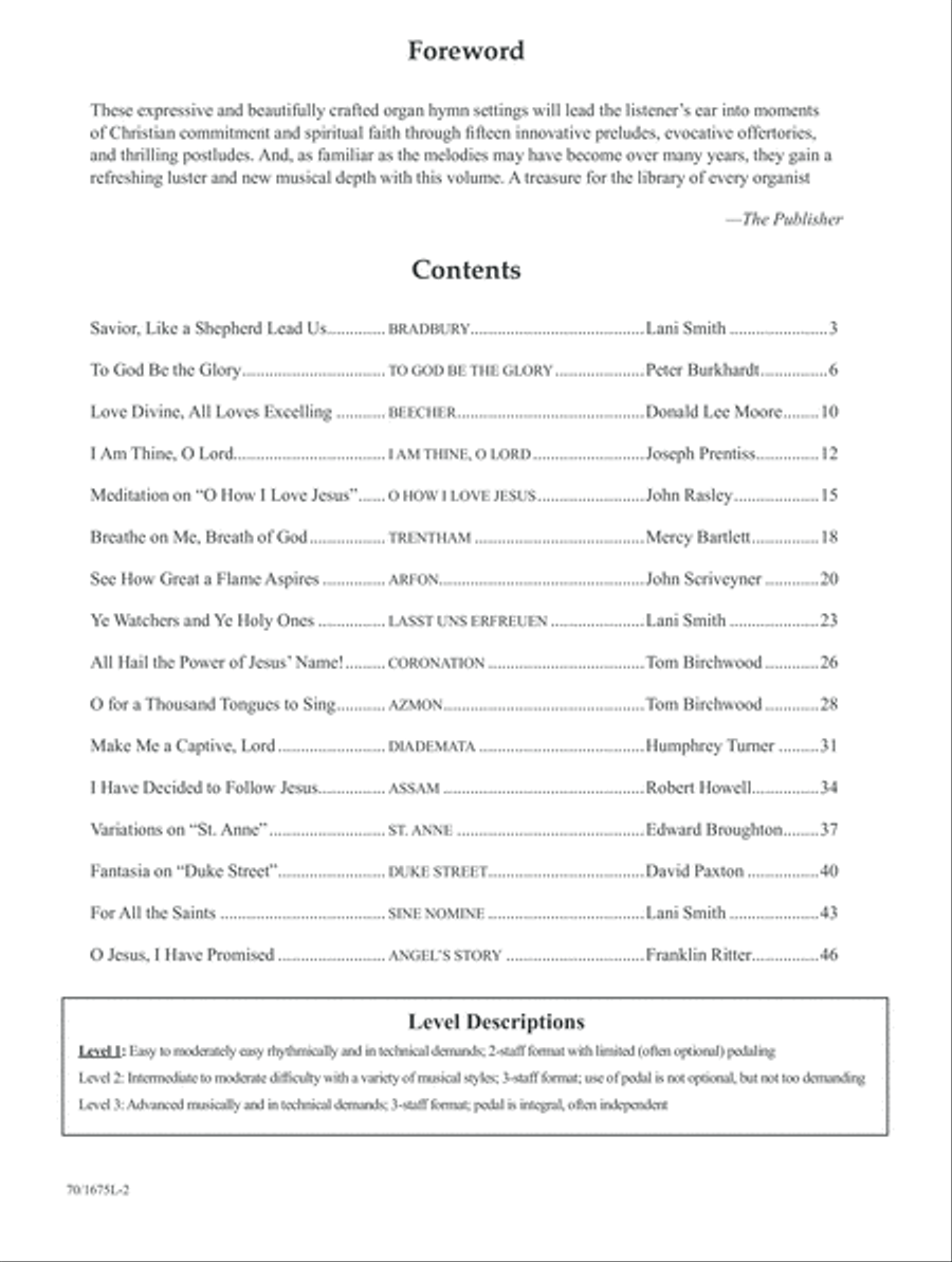 I Am Thine, O Lord (Digital Download) Organ scores gallery preview page 2